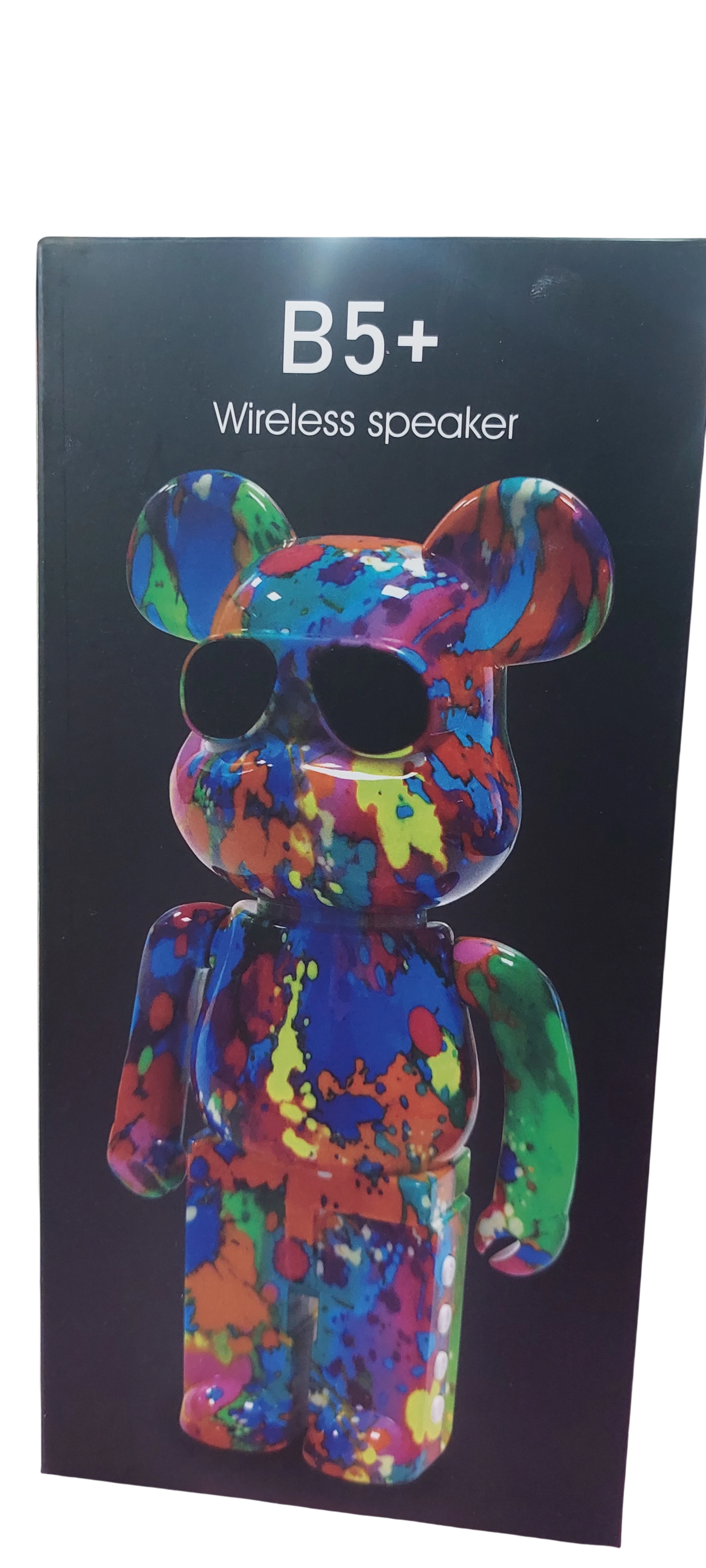 Parlante Bluetooth Inalámbrico B5+ Diseño Bearbrick Graffiti Splash Art