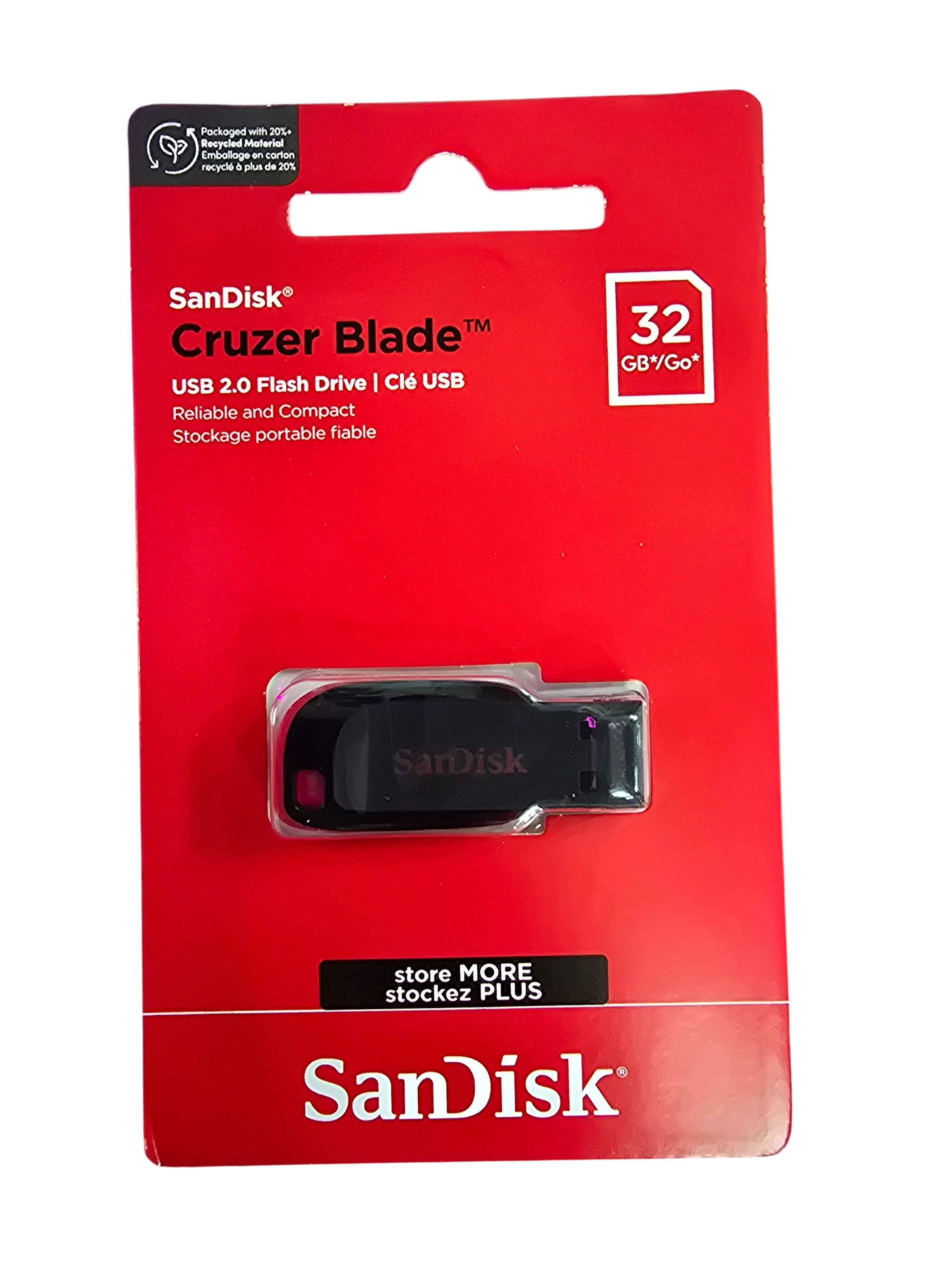 Pendrive SanDisk Cruzer Blade 32GB USB 2.0 Flash Drive Negro
