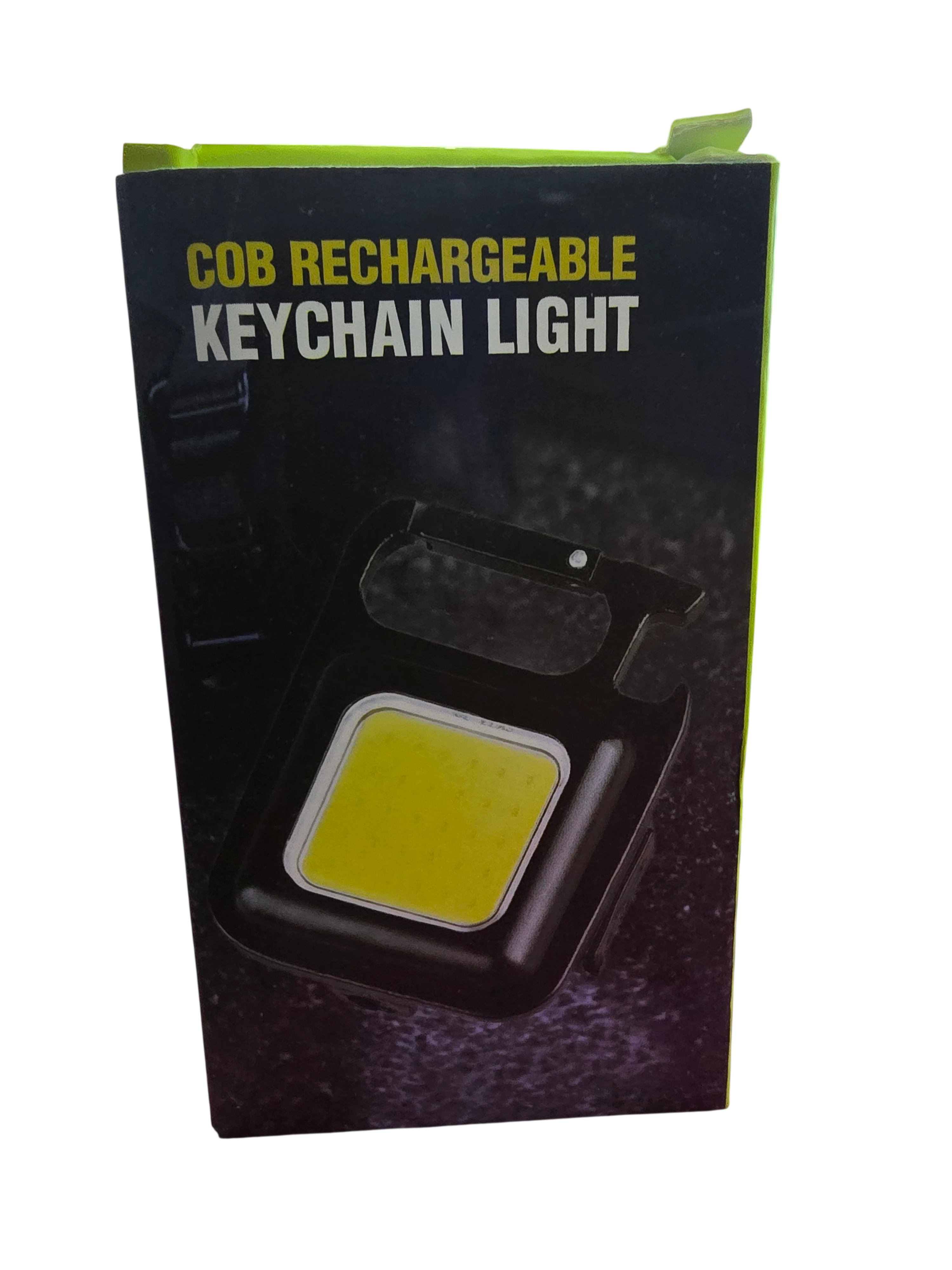 Linterna Llavero COB Recargable USB Compacta y Portátil