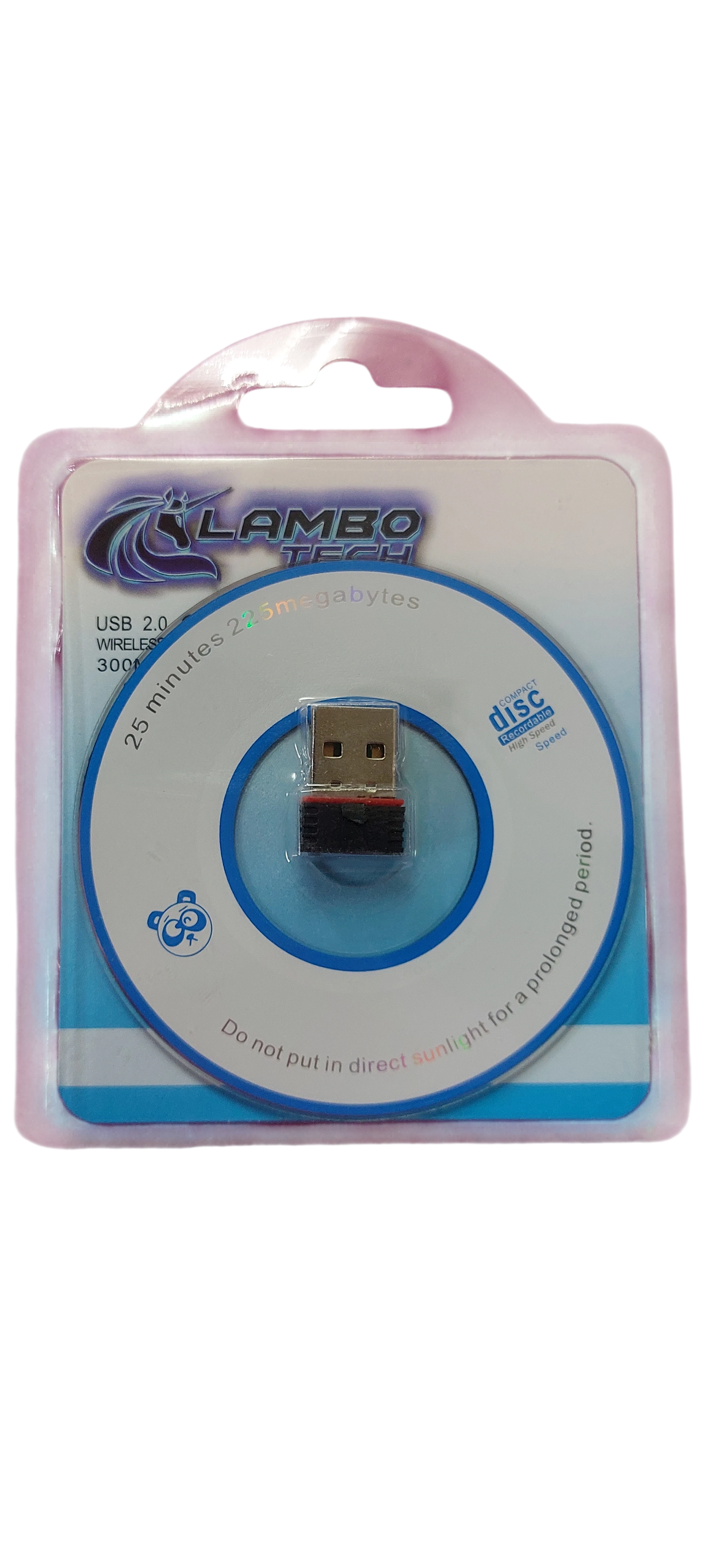 Adaptador USB WiFi 2.0 Nano 300Mbps Lambo Tech – Receptor Inalámbrico para PC y Notebook - 2