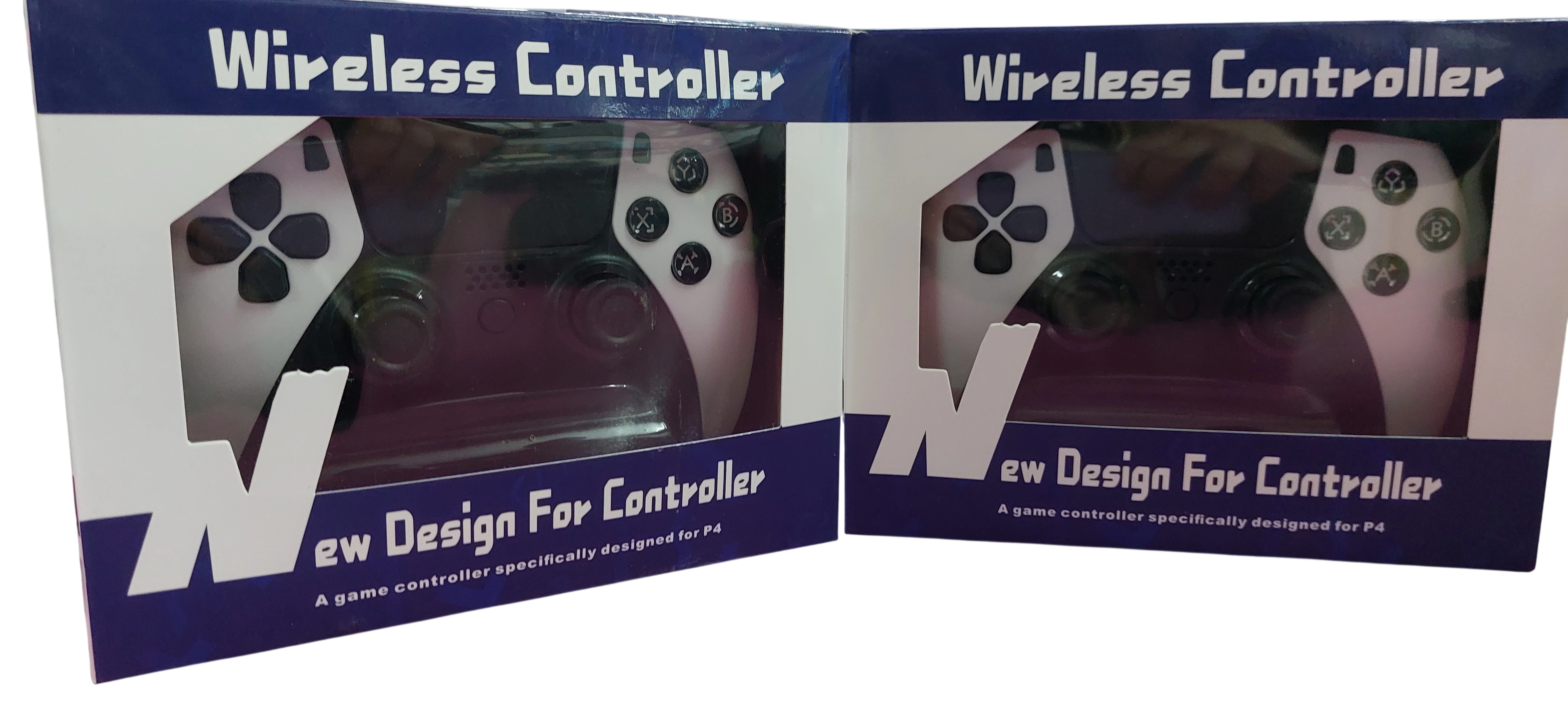 Control Inalámbrico Wireless para PlayStation 4 (PS4) - Diseño Bicolor Blanco y Negro - 2