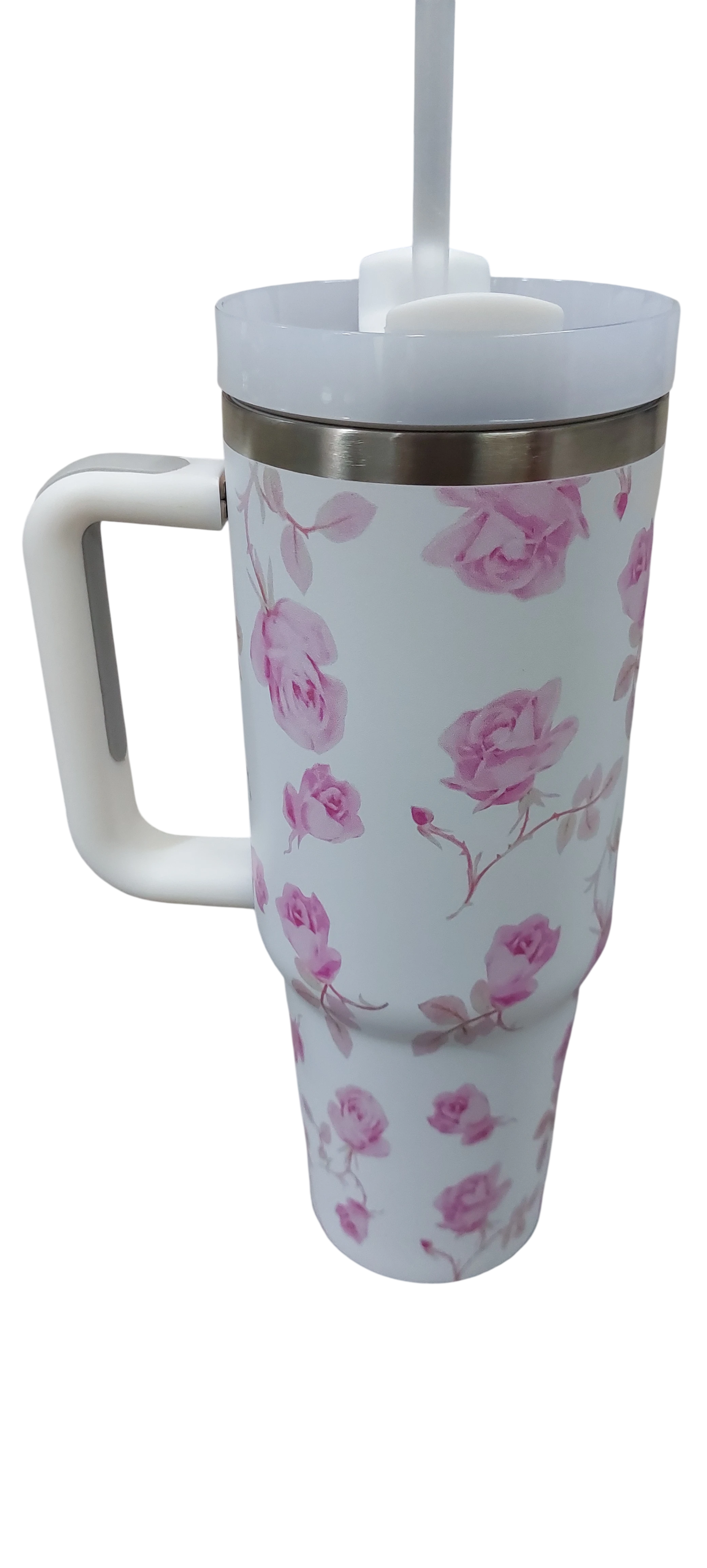 Vaso Térmico Stanley Quencher 40oz con Manija y Sorbete – Tumbler Acero Inoxidable