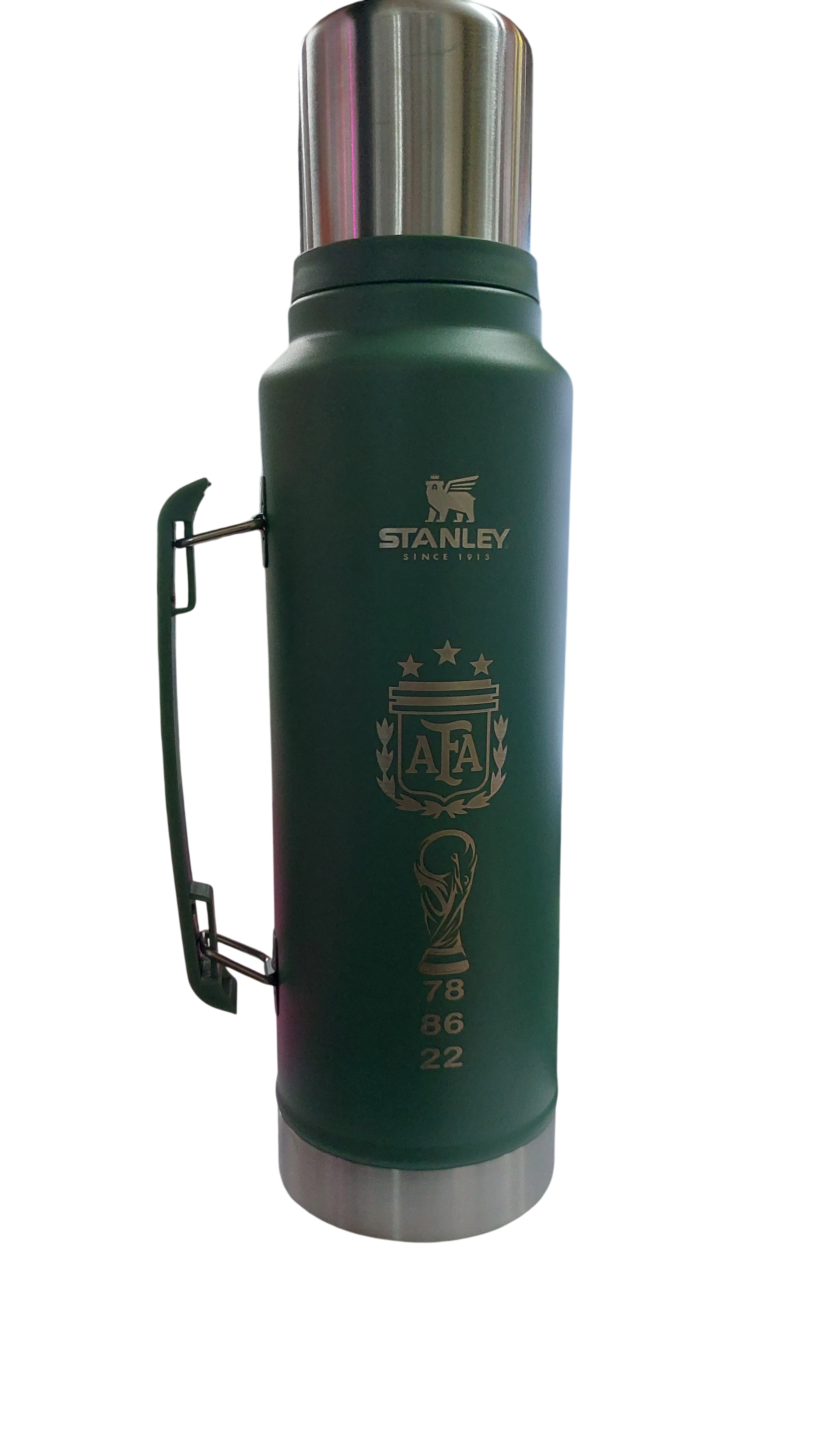 Termo Stanley Classic Edición Especial AFA Argentina Campeón del Mundo 1.9L Verde