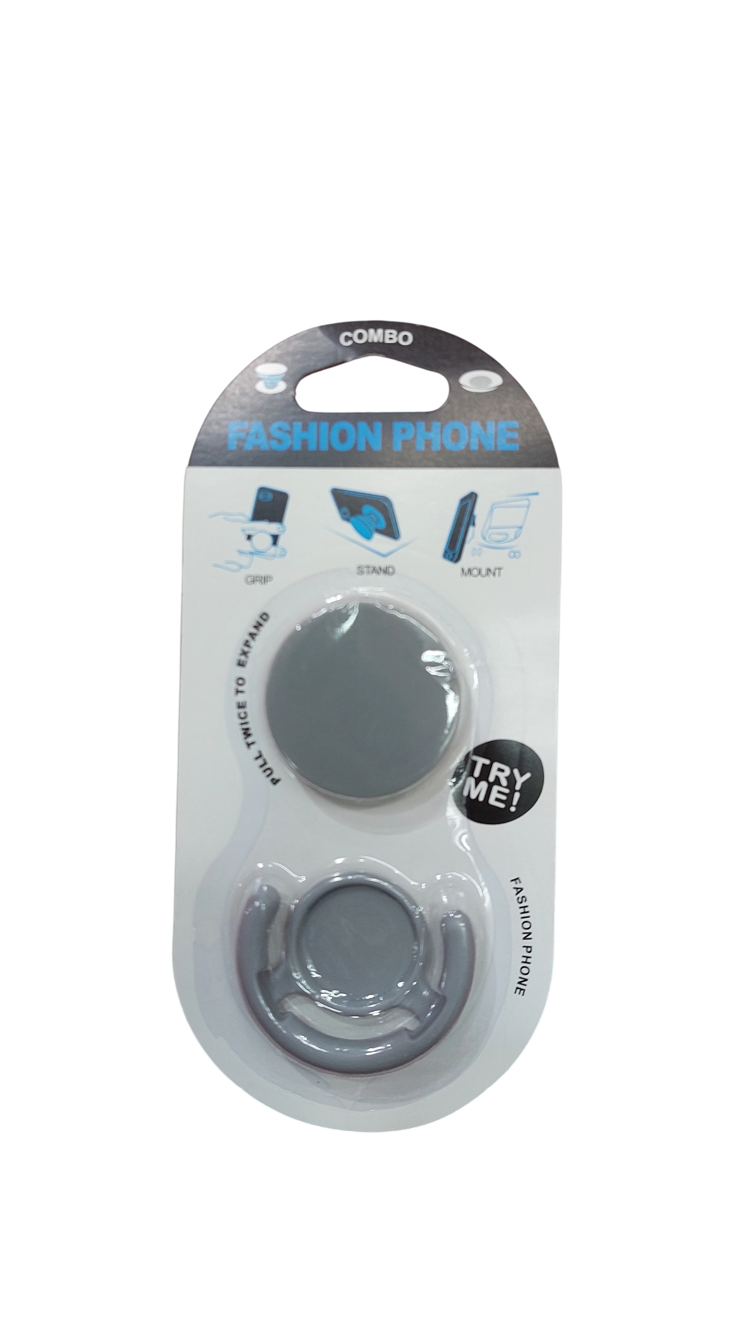 Soporte y Grip para Celular Tipo PopSocket 3 en 1 - Agarre, Base y Soporte para Auto - 2
