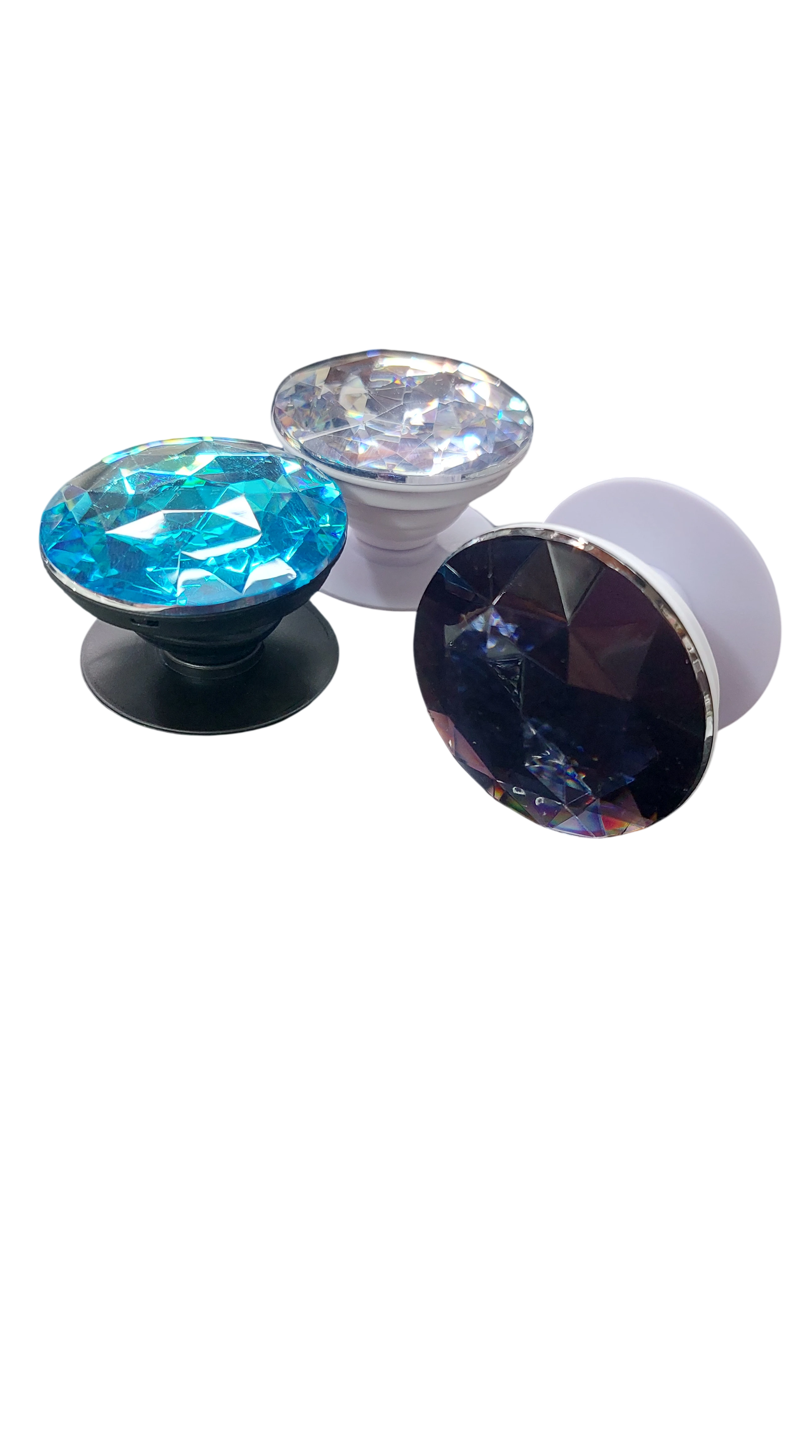 PopSocket Diamante de Cristal Facetado para Celular – Soporte y Agarre Premium Tipo Gema
