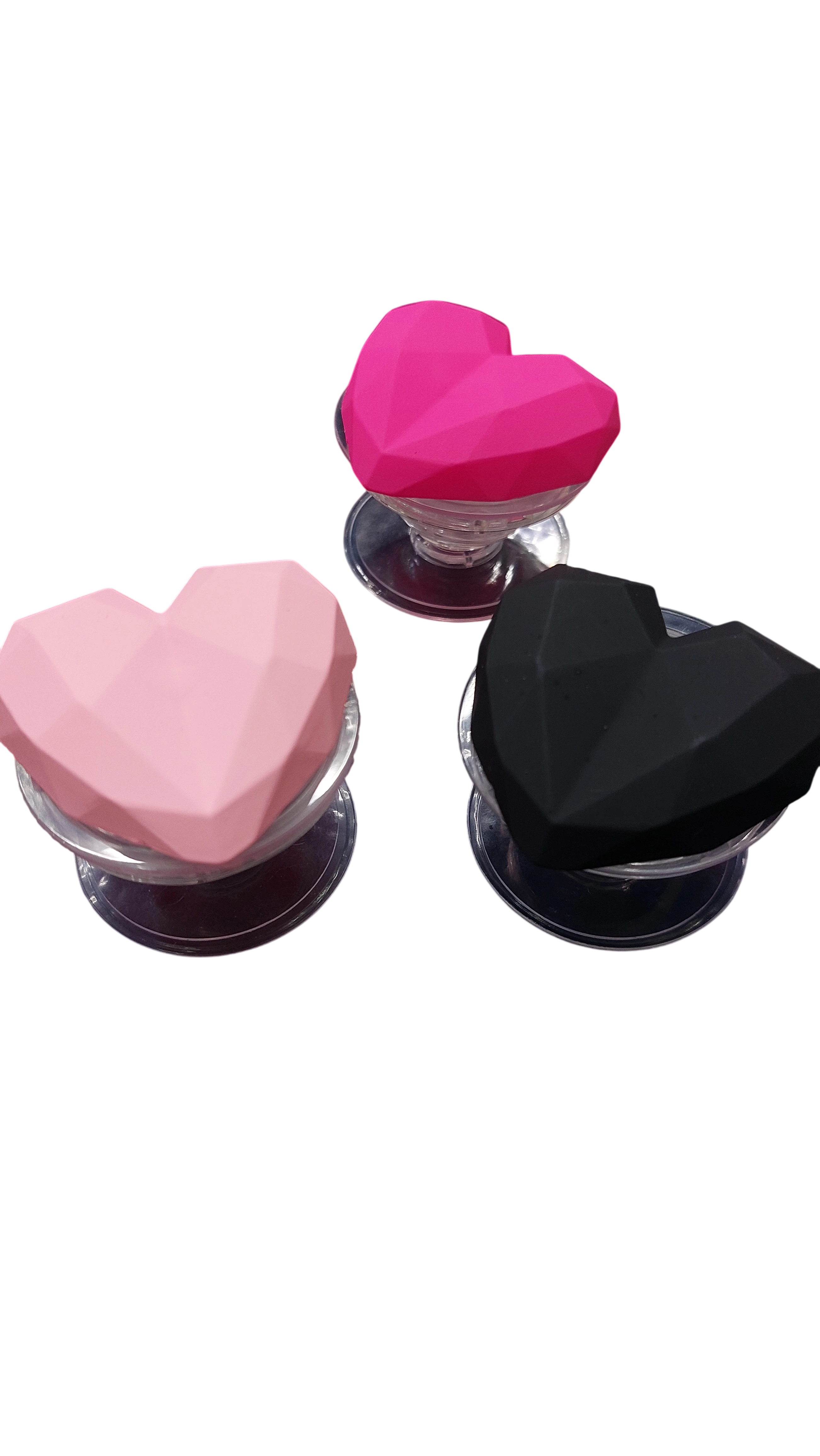 PopSocket Corazón Diamante para Smartphone – Soporte y Agarre con Diseño Heart 3D