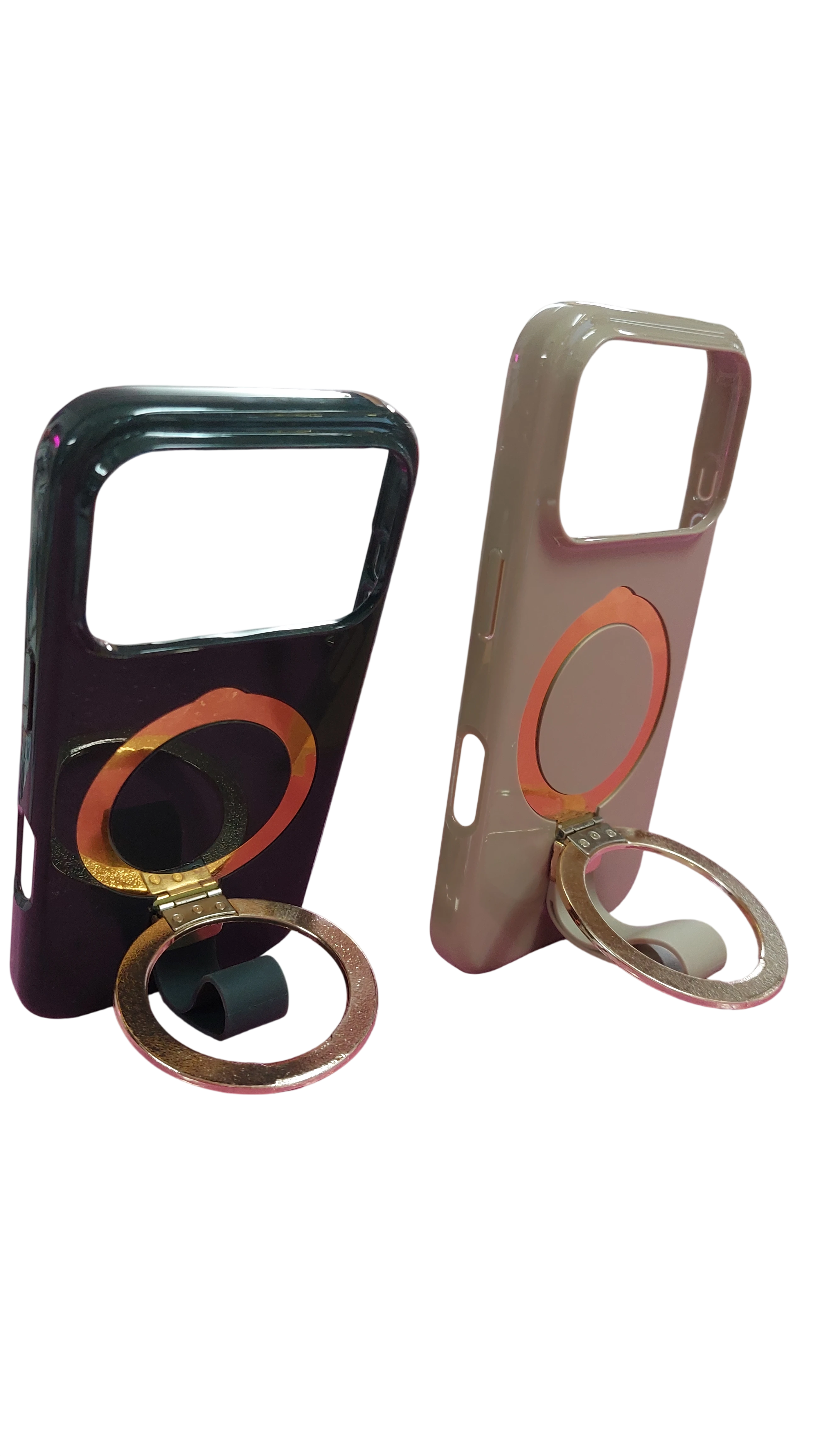 Funda Transparente con Anillo Magnético Giratorio para iPhone 17 Pro - Fashion Case - 3