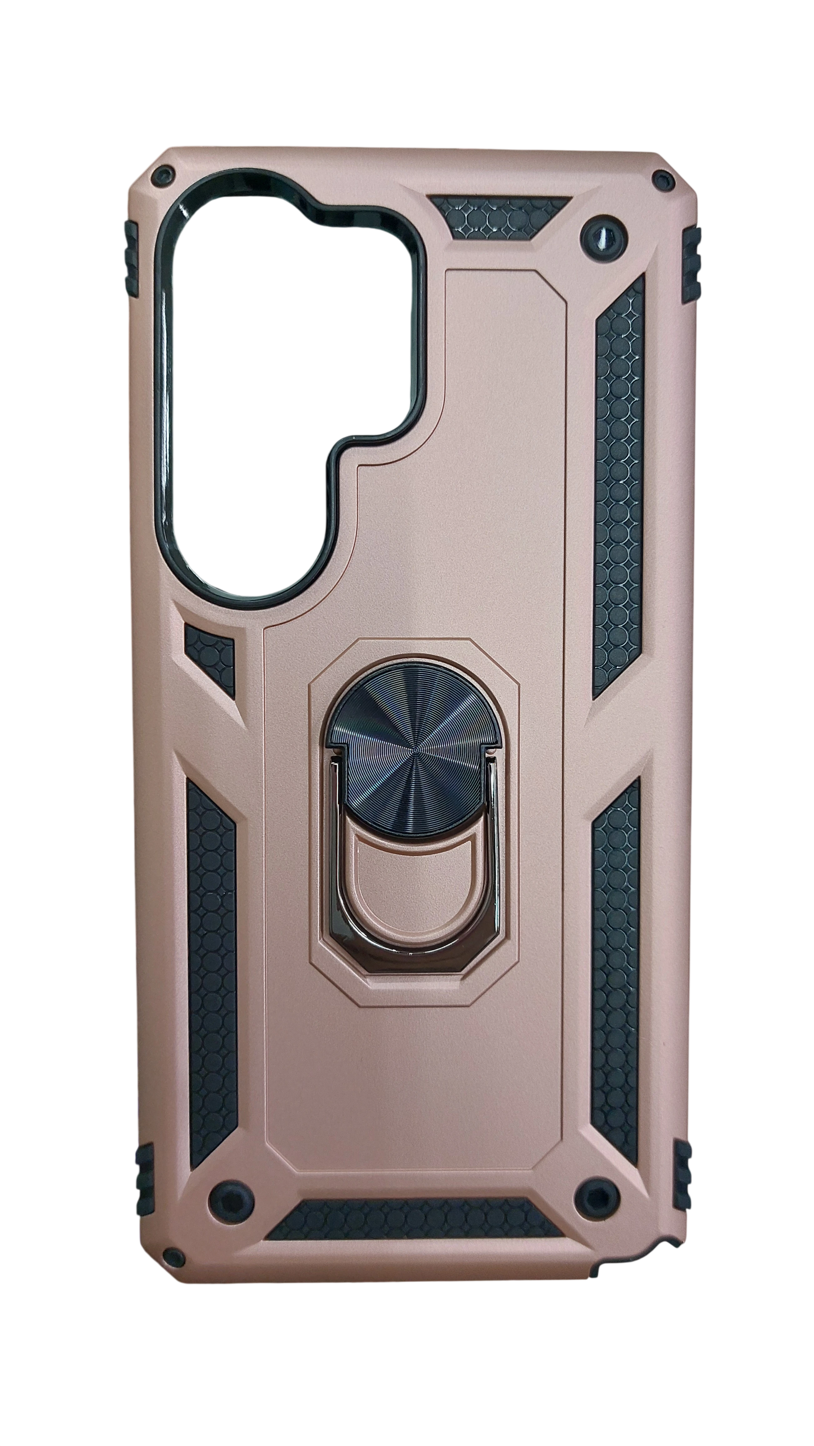 Funda Militar con Anillo Soporte para Samsung Galaxy S26 Ultra – Protección Extrema Rosa