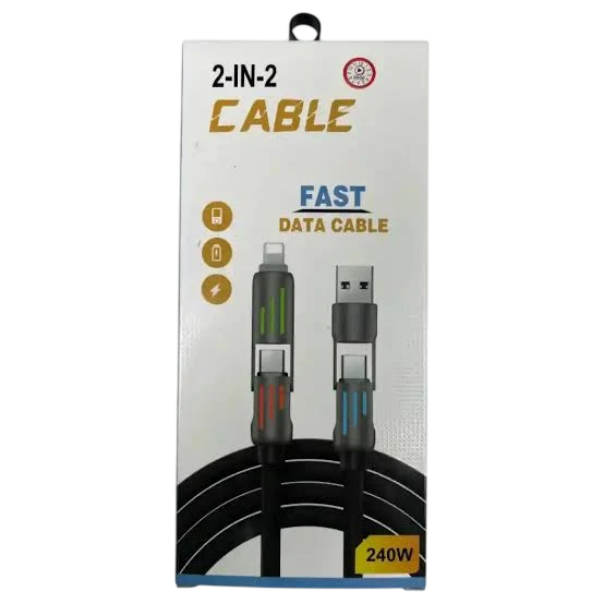 Cable usb  reforzado 2 en 2  - 2