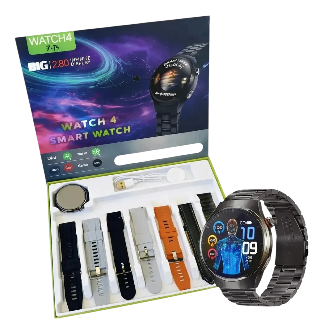 Reloj SmartWatch táctil llamadas, mensajes+ 7 mallas.